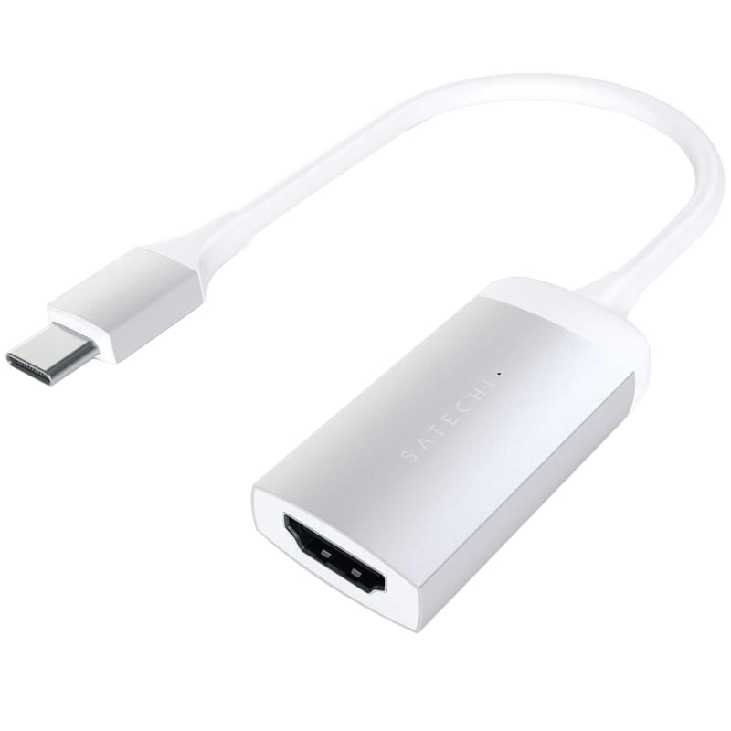 Адаптер Satechi Type-C - HDMI 4K 60HZ, Серебро (ST-TC4KHAS) - фото #1, Technodom.kz