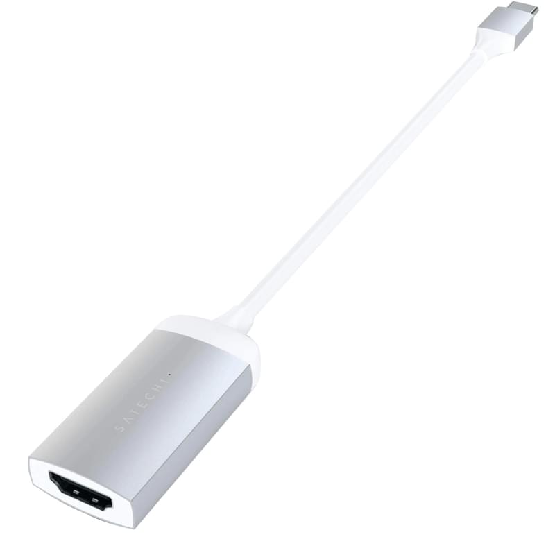 Адаптер Satechi Type-C - HDMI 4K 60HZ, Серебро (ST-TC4KHAS) - фото #2, Technodom.kz