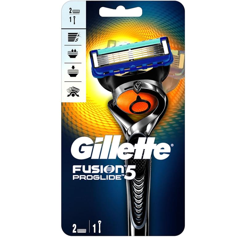 Бритва GILLETTE Fusion ProGlide Flexball с 2 сменными кассетами - фото #0, Technodom.kz