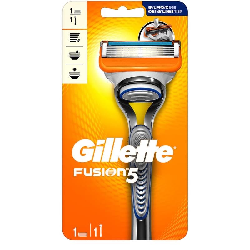 Бритва GILLETTE FUSION с 1 сменной кассетой - фото #0, Technodom.kz