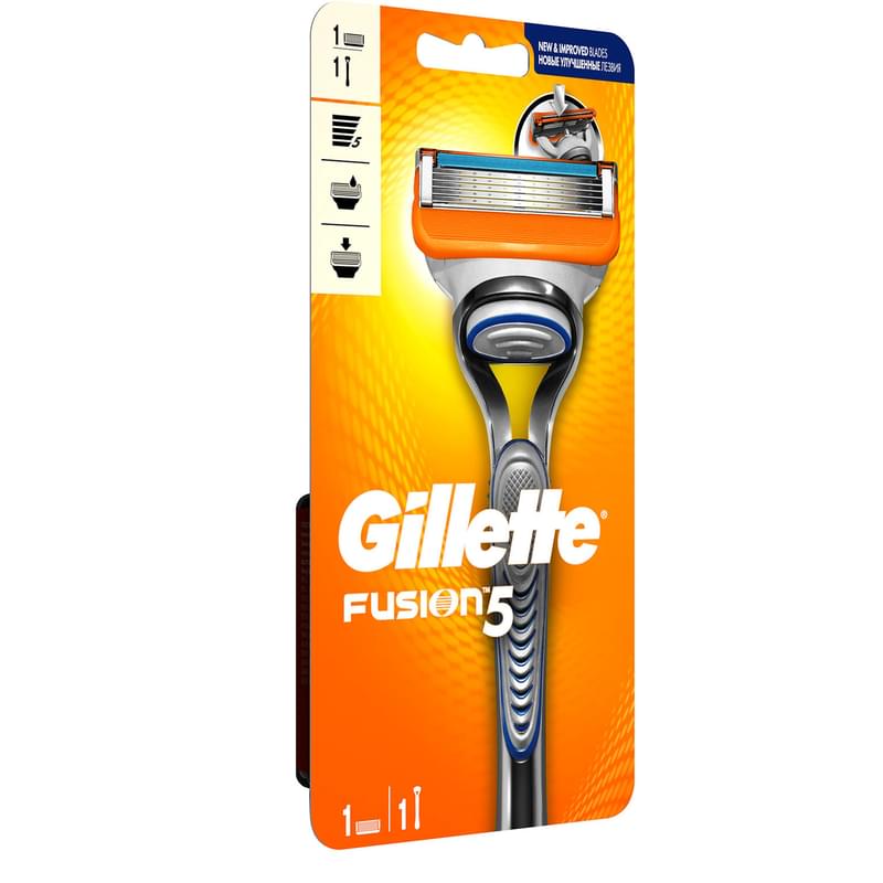 Бритва GILLETTE FUSION с 1 сменной кассетой - фото #1, Technodom.kz