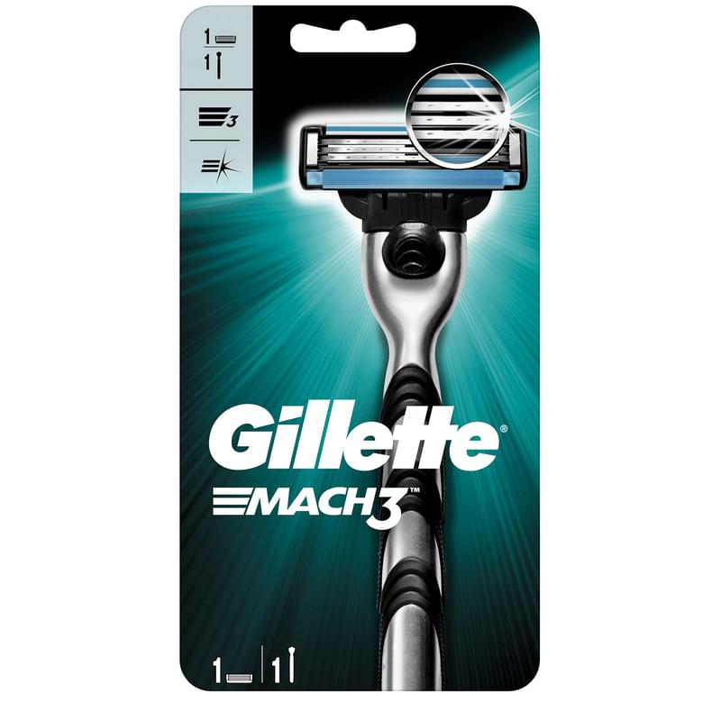 Бритва GILLETTE  MACH3 с 1 сменной кассетой - фото #0, Technodom.kz