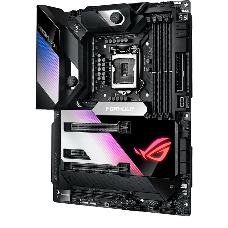 Материнская плата Asus ROG MAXIMUS XII FORMULA Z490 EKIII VRM L1200 4DDR4 PCI-E 3x16 1x1(Type-C) ATX - фото #2, Technodom.kz