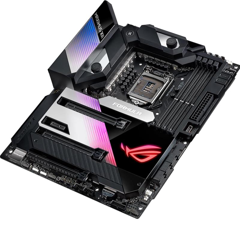 Материнская плата Asus ROG MAXIMUS XII FORMULA Z490 EKIII VRM L1200 4DDR4 PCI-E 3x16 1x1(Type-C) ATX - фото #4, Technodom.kz