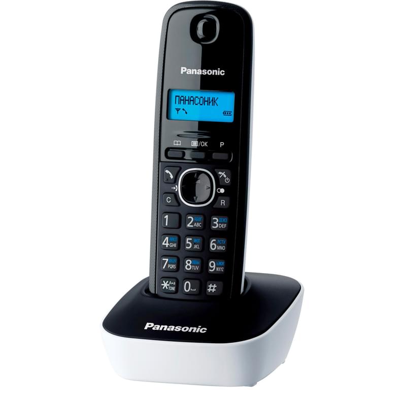Телефон Dect Panasonic KX-TG1611RUW - фото #0, Technodom.kz
