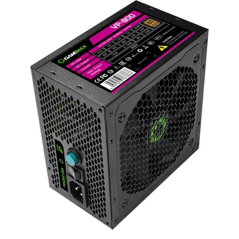 Блок питания Gamemax 800W VP-800 80Plus BRONZE ATX 20+4 pin 4+4pin (VP-800) - фото #6, Technodom.kz