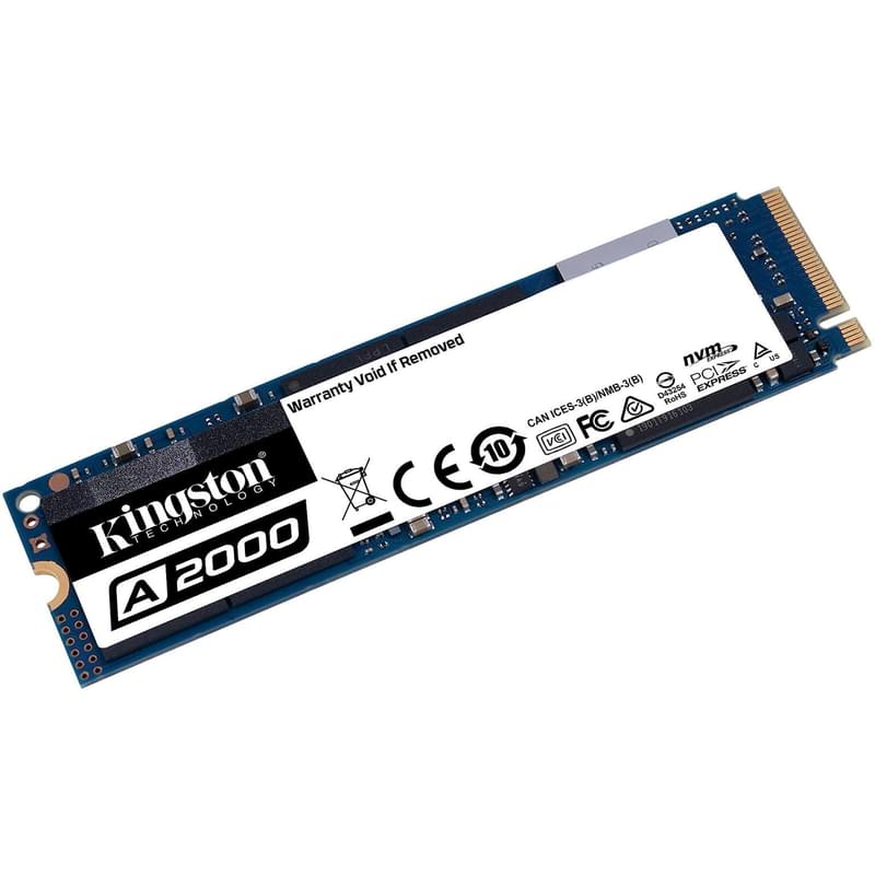 Внутренний SSD M.2 2280 1TB Kingston A2000 PCIe 3.0x4 NVMe 3D TLC (SA2000M8/1000G) - фото #1, Technodom.kz Внутренний SSD M.2 2280 1TB Kingston A2000 PCIe 3.0x4 NVMe 3D TLC (SA2000M8/1000G) - фото #1, Technodom.kz