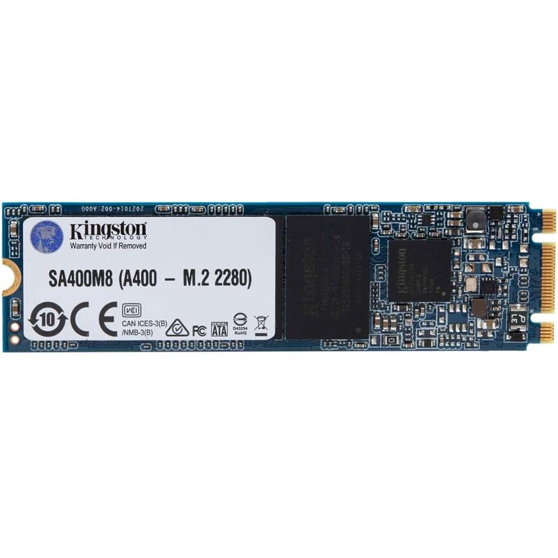 Внутренний SSD M.2 2280 480GB Kingston A400 SATA-III 3D TLC (SA400M8/480G) - фото #0, Technodom.kz