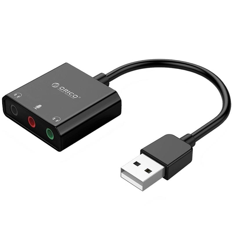 Звуковая карта внешняя USB ORICO SKT3-BK-BP - фото #1, Technodom.kz Звуковая карта внешняя USB ORICO SKT3-BK-BP - фото #1, Technodom.kz