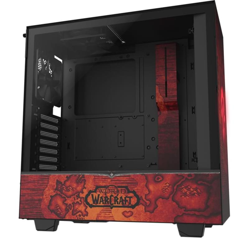 ПК корпус NZXT H510 World of Warcraft - WoW Horde limited edition MidTowerr, window, ATX (CA-H510B-WH) - фото #0, Technodom.kz