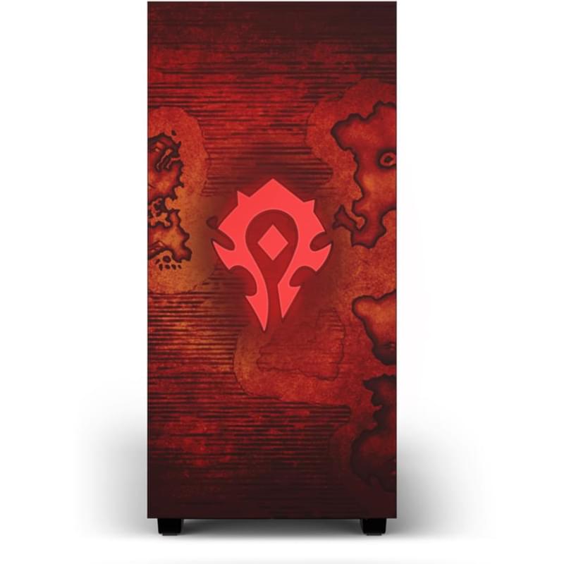 ПК корпус NZXT H510 World of Warcraft - WoW Horde limited edition MidTowerr, window, ATX (CA-H510B-WH) - фото #3, Technodom.kz