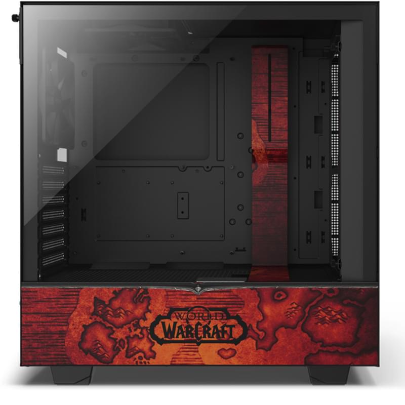 ПК корпус NZXT H510 World of Warcraft - WoW Horde limited edition MidTowerr, window, ATX (CA-H510B-WH) - фото #5, Technodom.kz