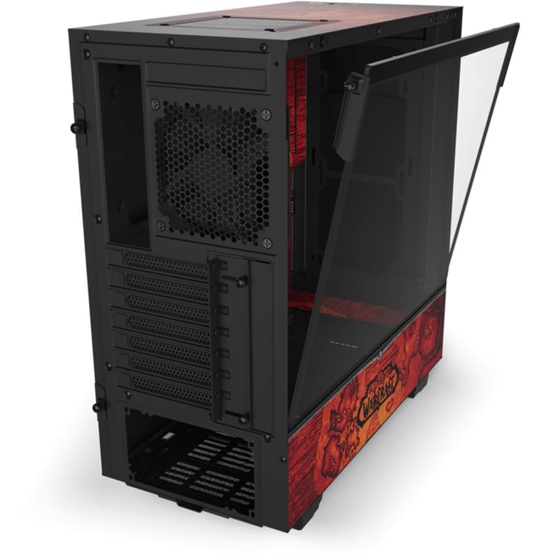 ПК корпус NZXT H510 World of Warcraft - WoW Horde limited edition MidTowerr, window, ATX (CA-H510B-WH) - фото #7, Technodom.kz