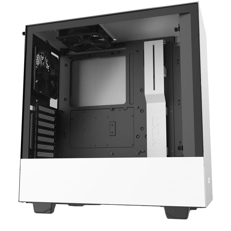 ПК корпус NZXT H510i Compact MidTower, window, White/Black, ATX (CA-H510i-W1) - фото #0, Technodom.kz