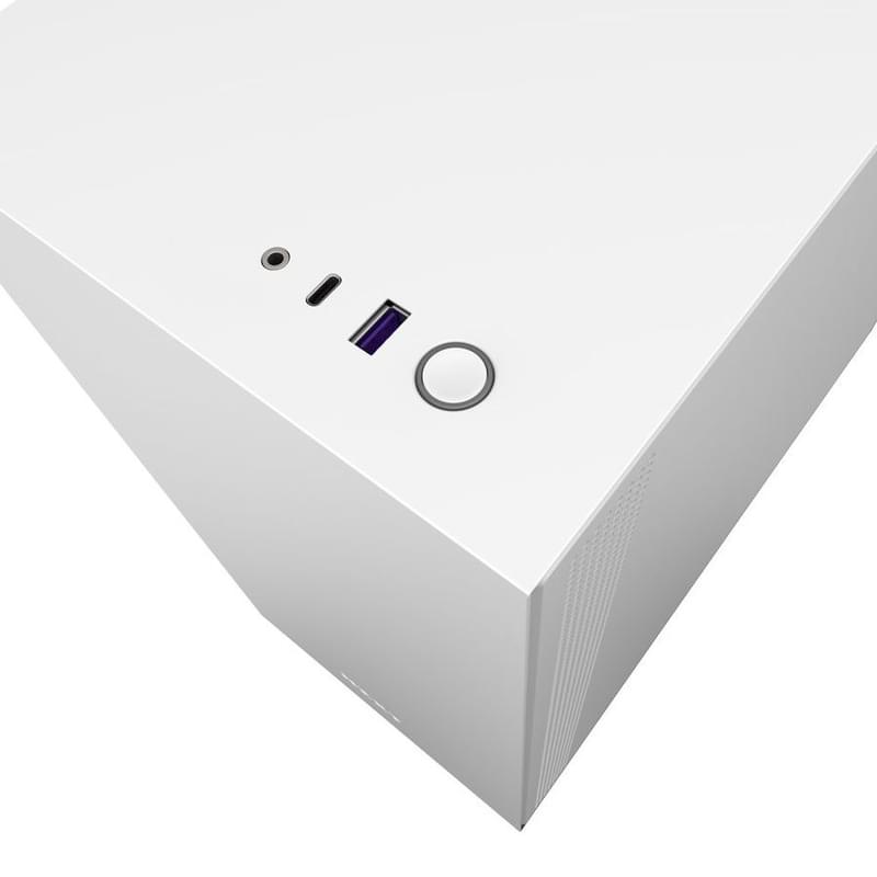 ПК корпус NZXT H510i Compact MidTower, window, White/Black, ATX (CA-H510i-W1) - фото #11, Technodom.kz