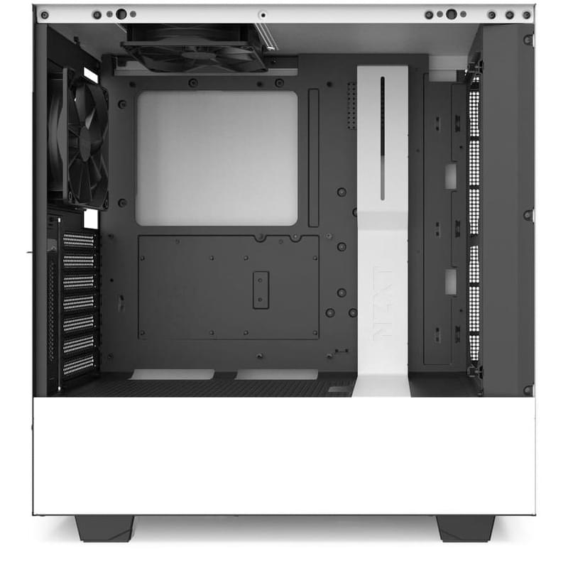 ПК корпус NZXT H510i Compact MidTower, window, White/Black, ATX (CA-H510i-W1) - фото #4, Technodom.kz