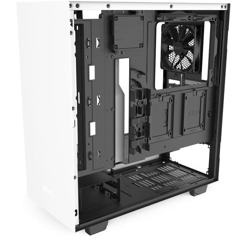 ПК корпус NZXT H510i Compact MidTower, window, White/Black, ATX (CA-H510i-W1) - фото #7, Technodom.kz