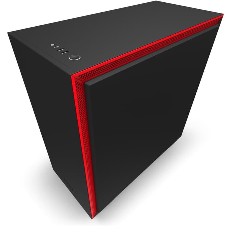 ПК корпус NZXT H710i MidTower, window, Black/Red, ATX (CA-H710i-BR) - фото #3, Technodom.kz