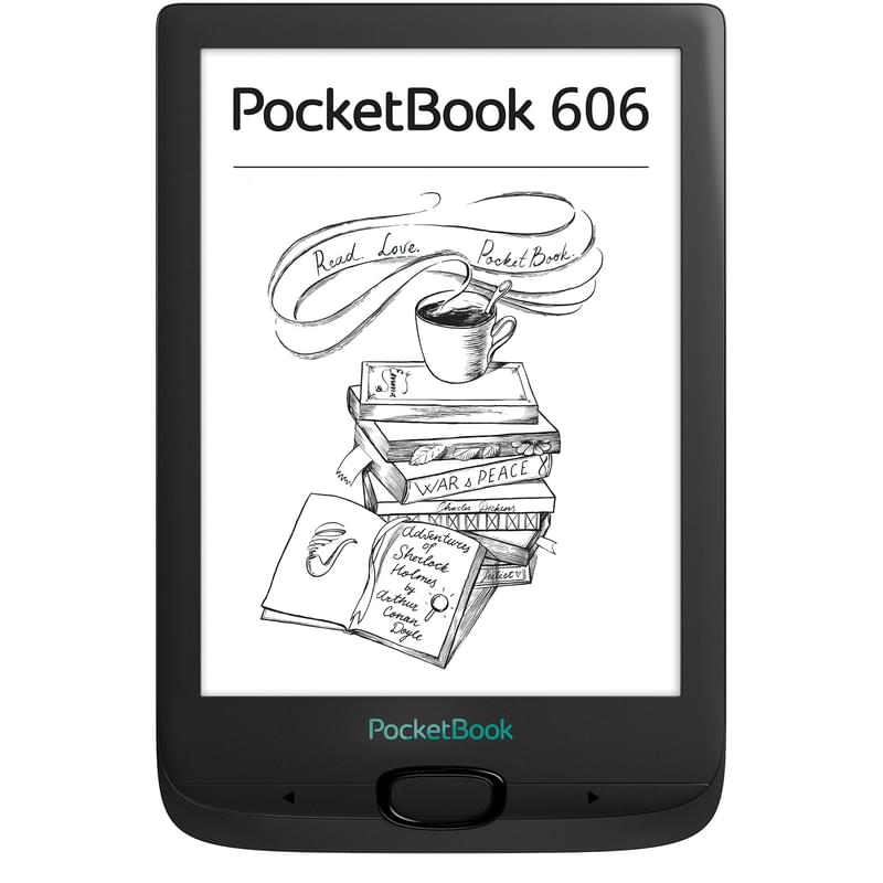 Электронная книга 6" PocketBook PB606 Black - фото #0, Technodom.kz