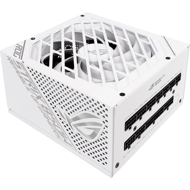 Блок питания 850W Asus ROG Strix WHITE 80 PLUS Gold ATX 20+4 pin, 2x4+4pin (ROG-STRIX-850G-WHITE) - фото #1, Technodom.kz