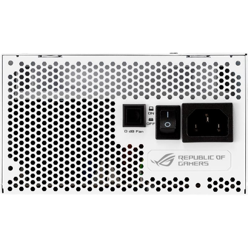Блок питания 850W Asus ROG Strix WHITE 80 PLUS Gold ATX 20+4 pin, 2x4+4pin (ROG-STRIX-850G-WHITE) - фото #3, Technodom.kz