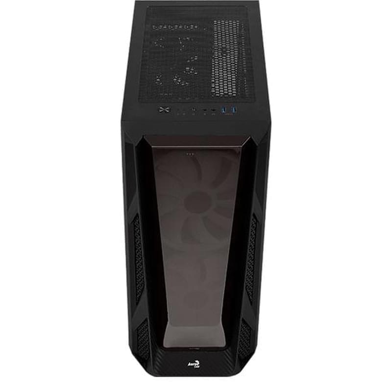 ПК корпус Aerocool NightHawk Duo MidTower, window, Black EATX (ACCM-PB20033.11) - фото #3, Technodom.kz