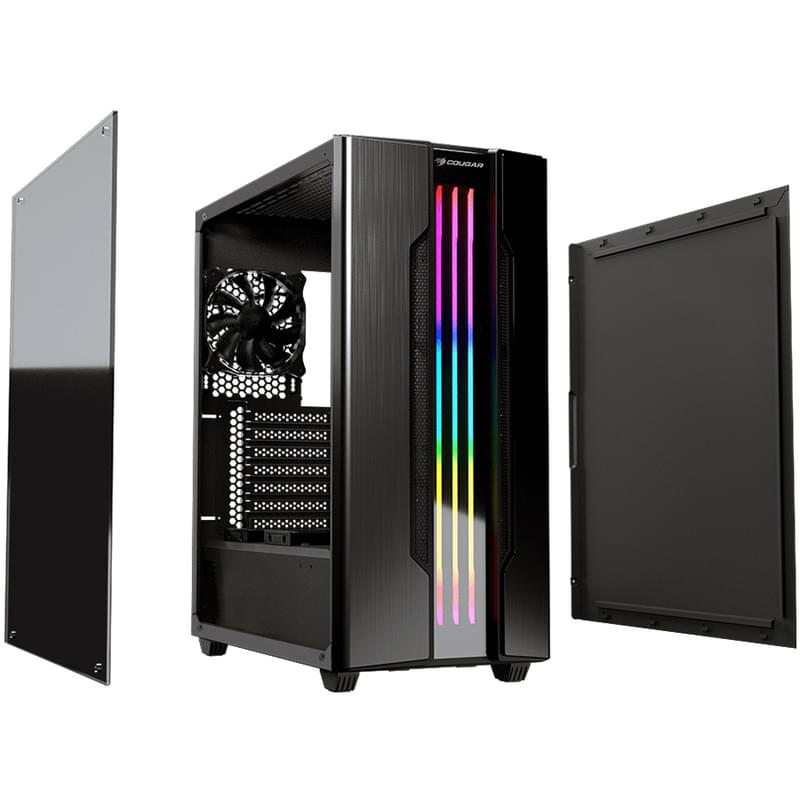 ПК корпус Cougar Gemini S Iron Gray MidTower, window, ATX (385BMB0.0001) - фото #2, Technodom.kz