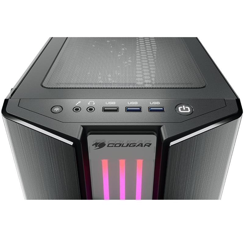ПК корпус Cougar Gemini S Iron Gray MidTower, window, ATX (385BMB0.0001) - фото #6, Technodom.kz