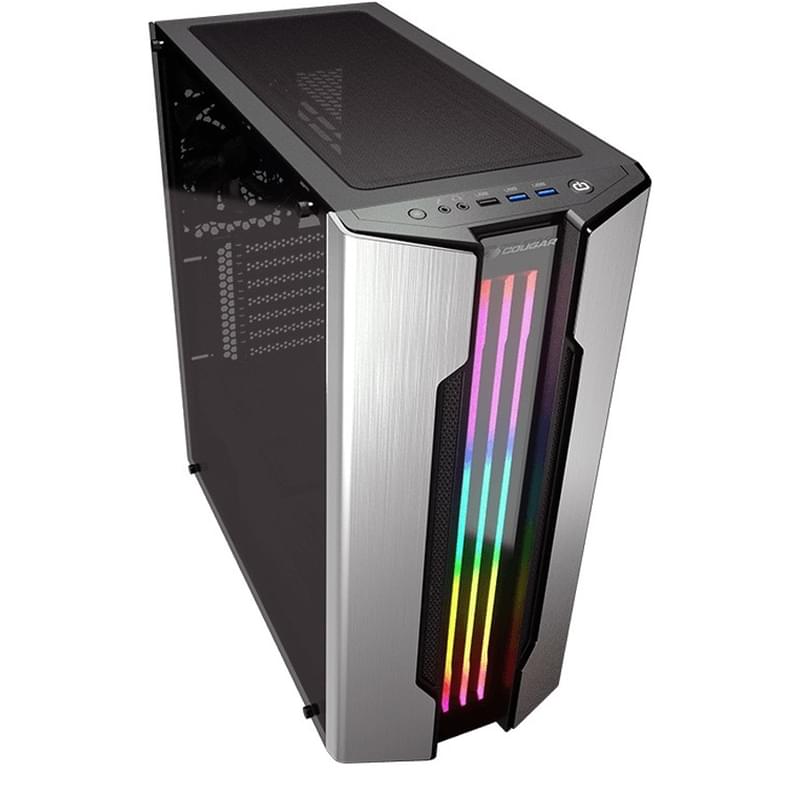 ПК корпус Cougar Gemini S Silver MidTower, window, ATX (385BMB0.0002) - фото #2, Technodom.kz