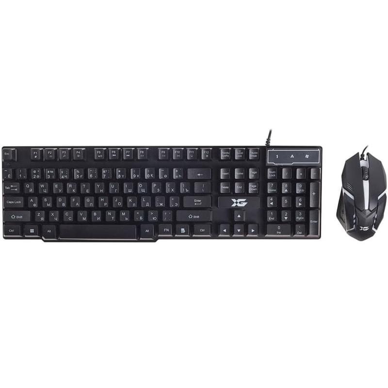 X-Game Сымды пернетақтасы + тінтуірі XD-575OUB - фото #0, Technodom.kz