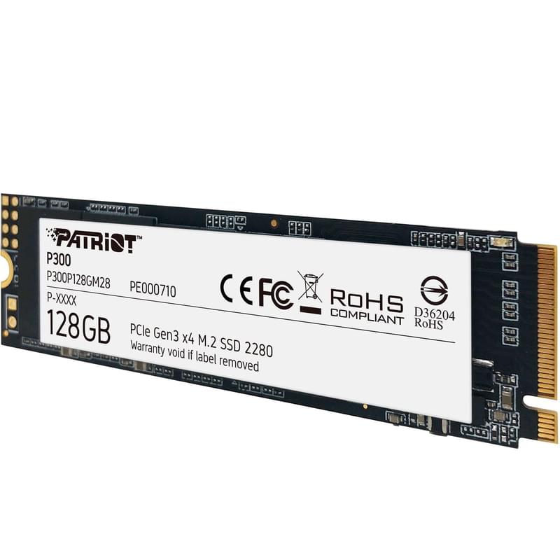 Внутренний SSD M.2 128GB Patriot P300 PCIe 4.0x4 NVMe 3D TLC (P300P128GM28) - фото #2, Technodom.kz