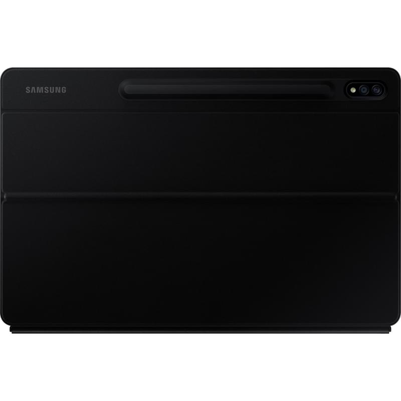 Чехол-Клавиатура для Samsung Galaxy Tab S7+ / Tab S8+ 12.4", Black (EF-DT970BBRGRU) - фото #2, Technodom.kz