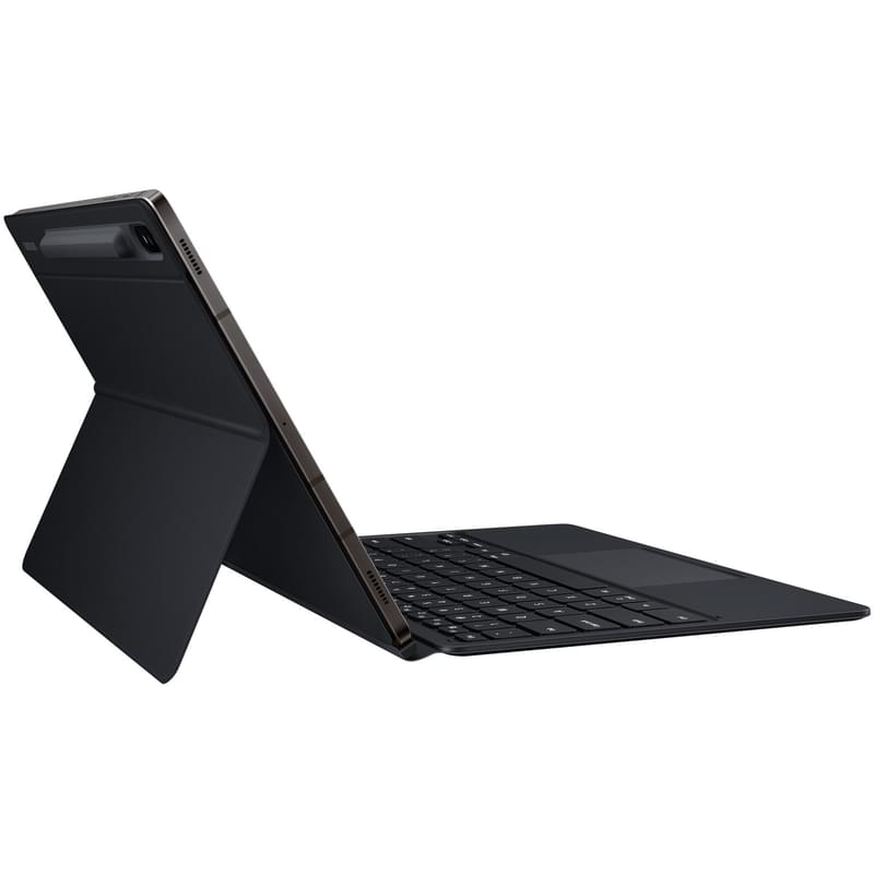 Чехол-Клавиатура для Samsung Galaxy Tab S7+ / Tab S8+ 12.4", Black (EF-DT970BBRGRU) - фото #7, Technodom.kz