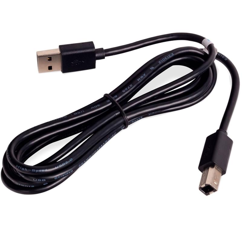 Кабель для принтера, HP, USB 2.0 A-B, 1,5м Черный (31014) - фото #0, Technodom.kz