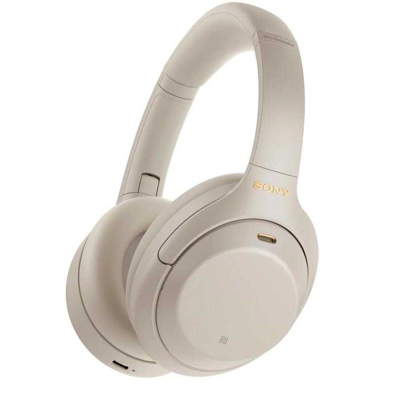 Наушники Накладные Sony Bluetooth WH-1000XM4 Silver - фото #0, Technodom.kz