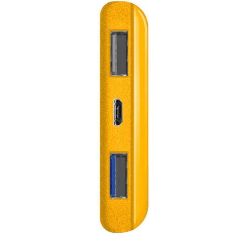Внешний аккумулятор SBS Courmayeur, 5.000Mah, 2USB 2.1A, Yellow (TENOSBB5000Y) - фото #1, Technodom.kz