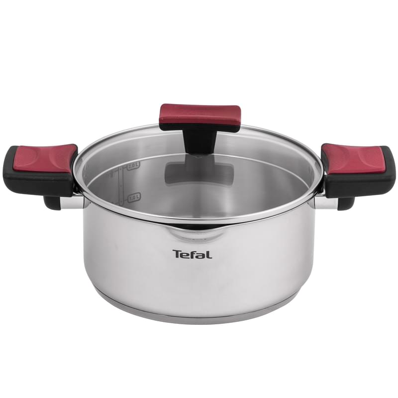 Кастрюля 20см Cook&Clip Tefal G7234474 - фото #0, Technodom.kz