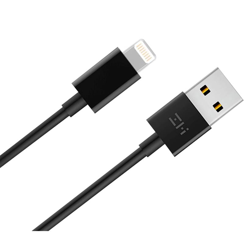Интерфейсный кабель USB-Lightning Xiaomi ZMI AL806 100 см Черный - фото #1, Technodom.kz