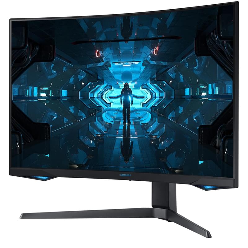 Монитор Игровой 32" Samsung LC32G75TQSIXCI 2560х1440 16:9 VA 240ГЦ (HDMI+2DP) Curved Black - фото #1, Technodom.kz
