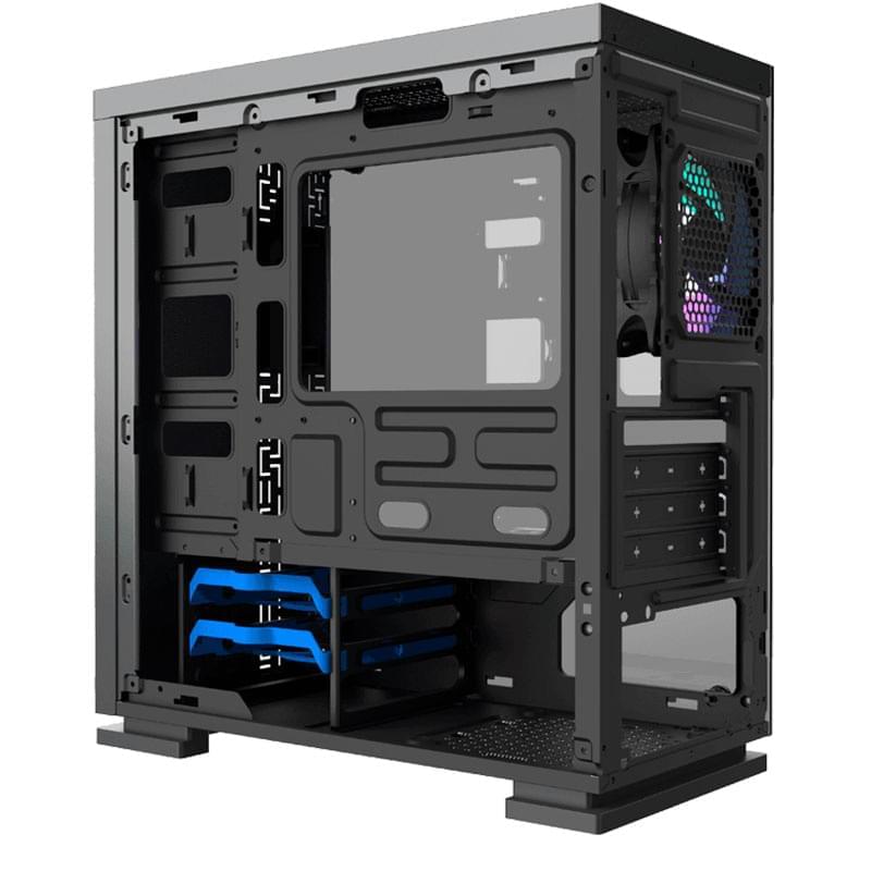 GameMax Dark Ranger H605-TR MiniTower кейсі, window, Black mATX - фото #5, Technodom.kz