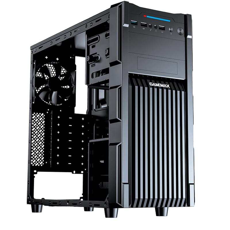 ПК корпус GameMax GM-ONE RGB MidTower, window, Black ATX - фото #2, Technodom.kz