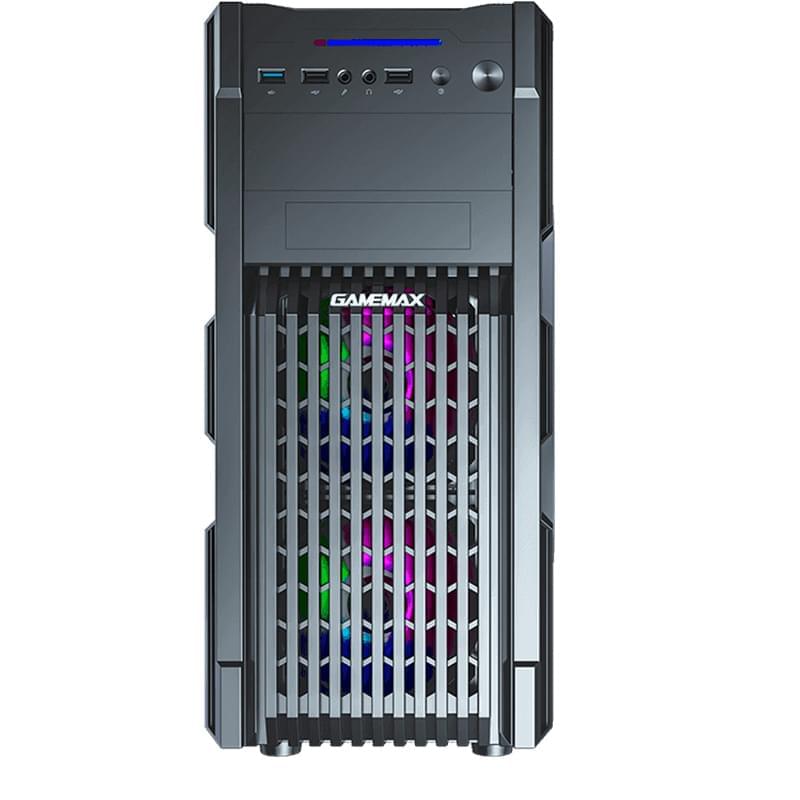 ПК корпус GameMax GM-ONE RGB MidTower, window, Black ATX - фото #4, Technodom.kz