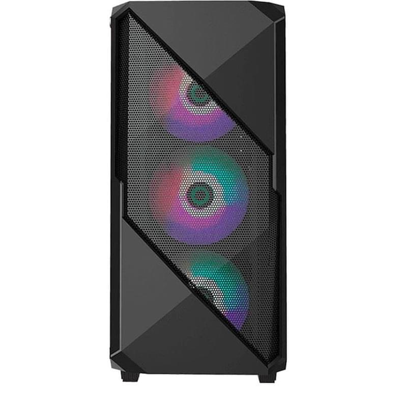 ПК корпус GameMax Revolt MidTower, window, Black ATX - фото #1, Technodom.kz