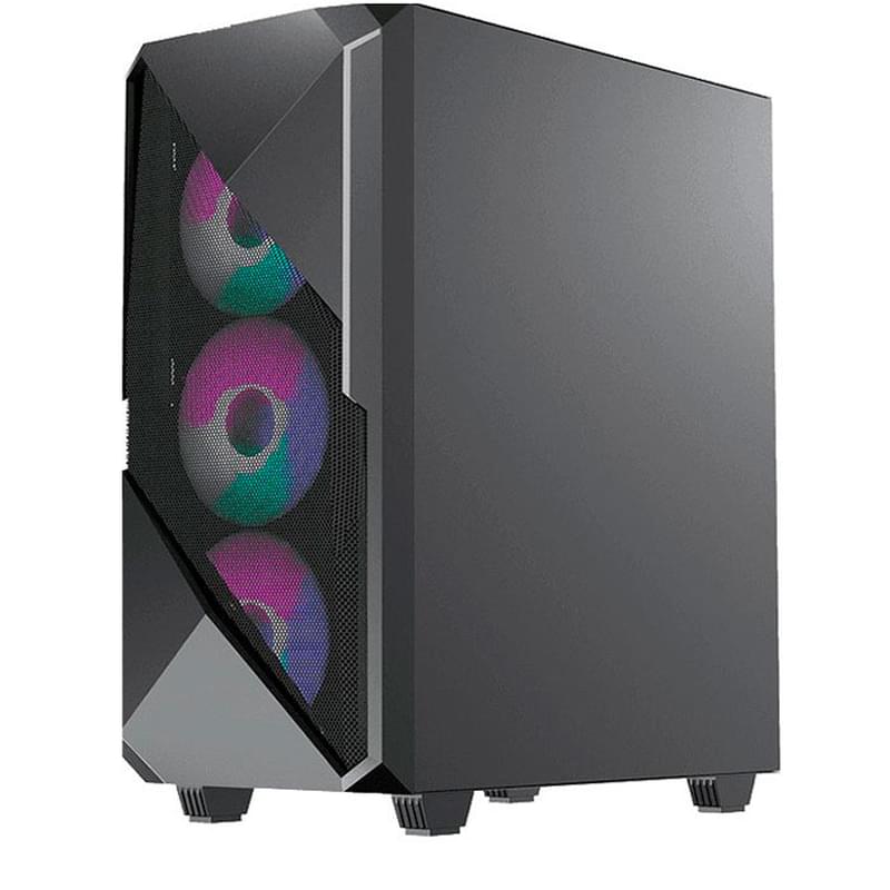 ПК корпус GameMax Revolt MidTower, window, Black ATX - фото #2, Technodom.kz
