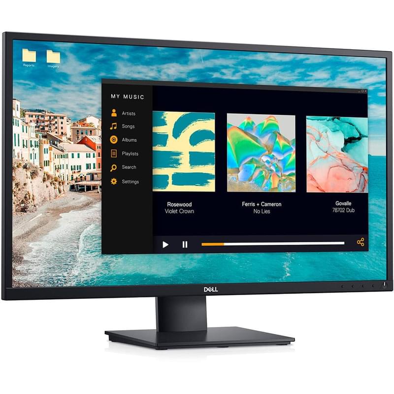 Монитор 27" Dell E2720HS 1920x1080 16:9 IPS 60ГЦ (HDMI+VGA) Black - фото #1, Technodom.kz