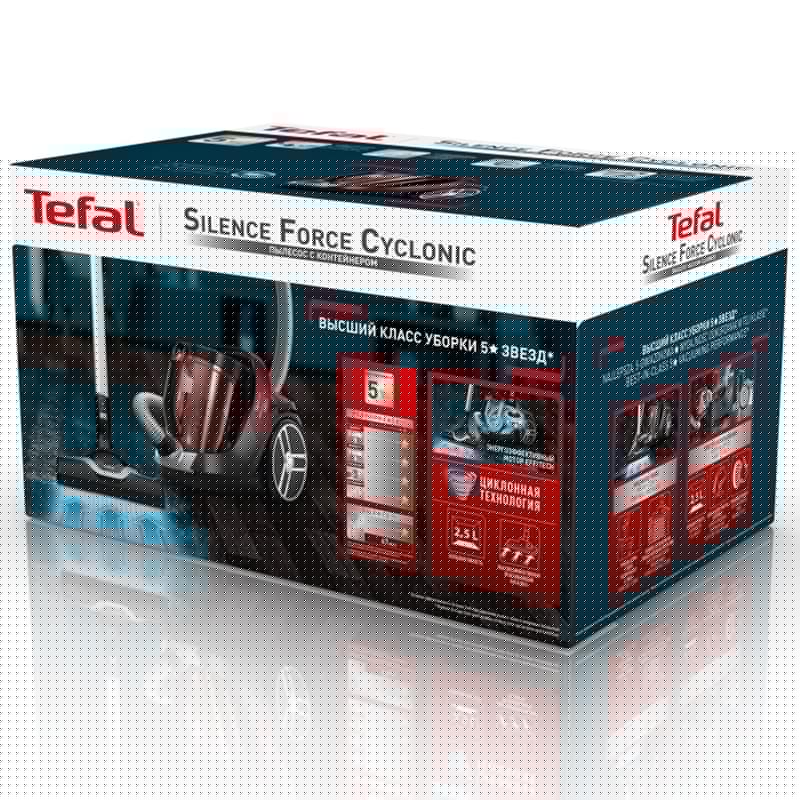 Пылесос Tefal Silence Force Cyclonic TW-7260EA - фото #3, Technodom.kz