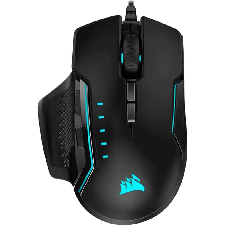 Сымды ойын тінтуірі USB Corsair GLAIVE RGB PRO - фото #0, Technodom.kz
