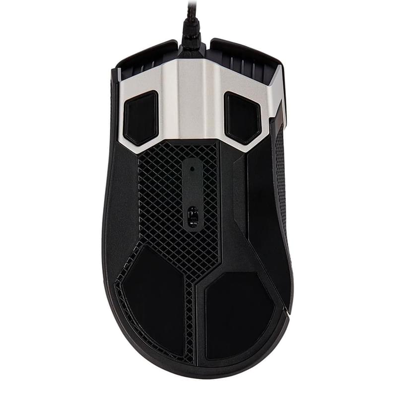 Мышка игровая проводная USB Corsair GLAIVE RGB PRO, Aluminum - фото #2, Technodom.kz