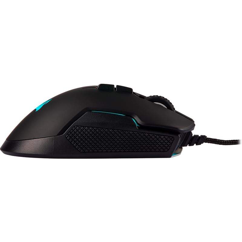 Мышка игровая проводная USB Corsair GLAIVE RGB PRO, Aluminum - фото #6, Technodom.kz