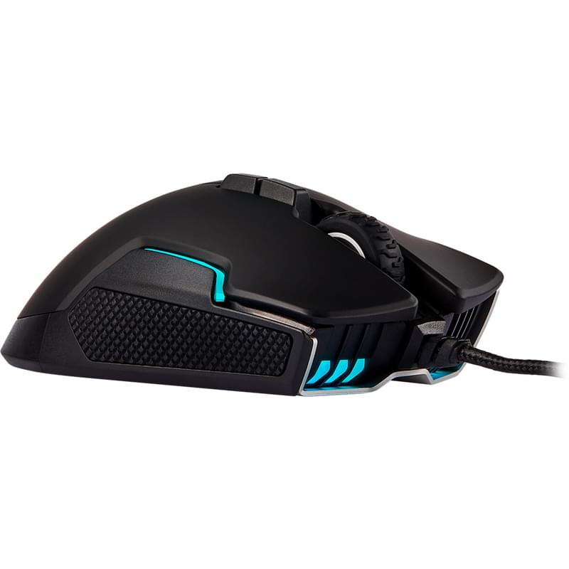 Мышка игровая проводная USB Corsair GLAIVE RGB PRO, Aluminum - фото #8, Technodom.kz